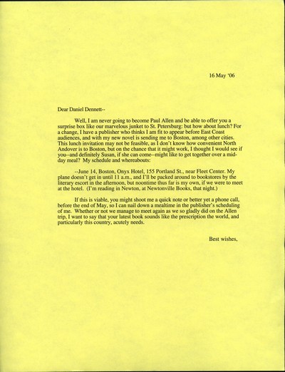 Letters 2006