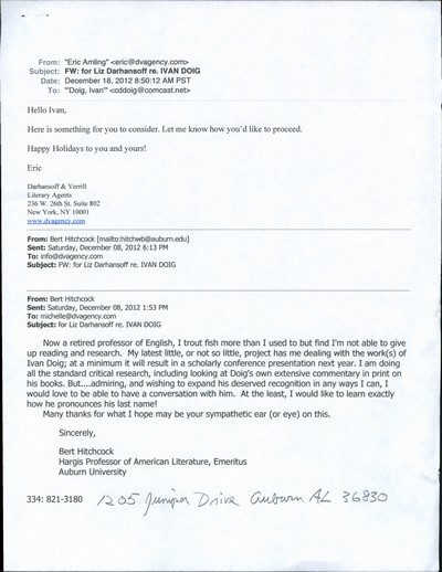 Letters 2012