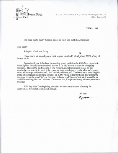 Harcourt Brace Jovanovich - general correspondence (cont.) [013]