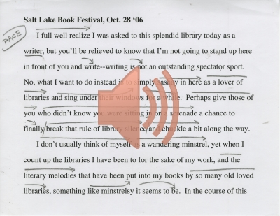 Great Salt Lake Book Festival. Ivan Doig at the Salt Lake City Public Library - October 28, 2006
