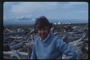 Carol Doig's 50th birthday at Dungeness Spit, Washington - closeup