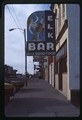 Elk Bar sign in Chinook, Montana