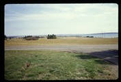 Fort Peck dam to lake from info signs