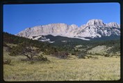 Large cliff faces of Allan Mountain