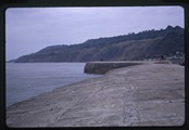 Ware Cliffs, from the Cobb in Lyme Regis, England