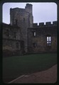 Inner courtyard of Bodiam Castle in Robertsbridge, England