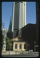 Sydney, Australia - St. James Church in front of the MLC Centre