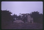Carmel, California - landscape shot of Robinson Jeffers' Tor House and Hawk Tower