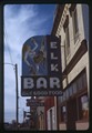 Chinook, Montana - Elk Bar sign