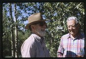 Ivan Doig and Alvin Josephy at the 1994 Fishtrap Conference