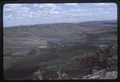 Looking east from atop Pine Butte, Montana