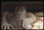 Fremont Troll under George Washington Memorial Bridge (close up)