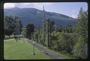 Missoula, Montana - walking path along Clark Fork river at Caras Park