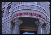 Missoula, Montana - First Federal Savings Bank in C.P. Higgins Bank building