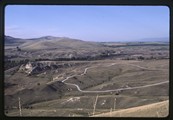 Moiese, Montana - landscape of hills and prairie