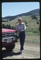 Carol Doig at Hatfield Mountain in Montana (portrait)