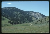 Bridgers Mountains - approaching canyon on Maudlow road