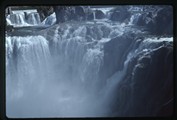 Shoshone Falls, Idaho - Waterfalls coalescing under hydroelectric facilities