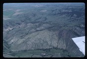 Looking north into Sixteen canyon from Toston, Montana