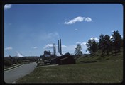 Road into Colstrip power plant