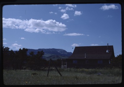 Choteau, Montana - A.B. Guthrie's house from the side