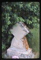 Hellen Calder tombstone covered in lichen