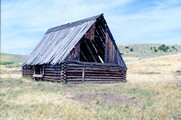 Tierney Basin, Montana - D.L. Doig homestead barn