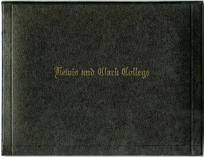 Honorary doctorate, Lewis and Clark College, 1987, certificate