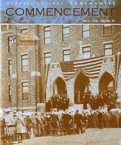 Carroll College Centennial Commencement program