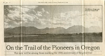 Oregon Trail-Flagstaff Hill and other site material