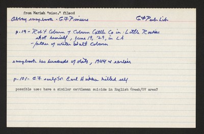 Burlingame files-story ideas