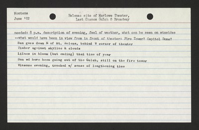 Helena sites and earthquake
