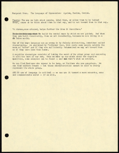 Semantics, chapter 10 for communication course, Shoreline Community College