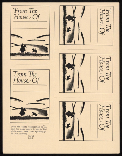 Ivan's bookplates