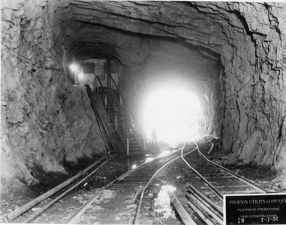 Division Tunnel at Junction with Numell Tunnel