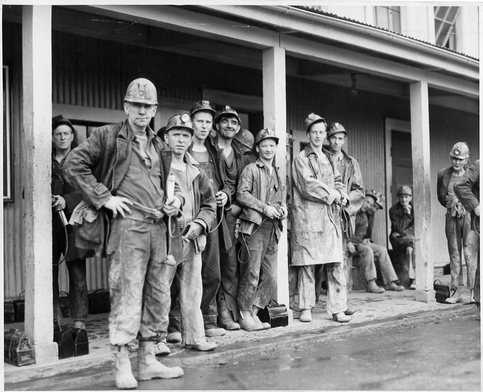 Group photographs of Butte Miners