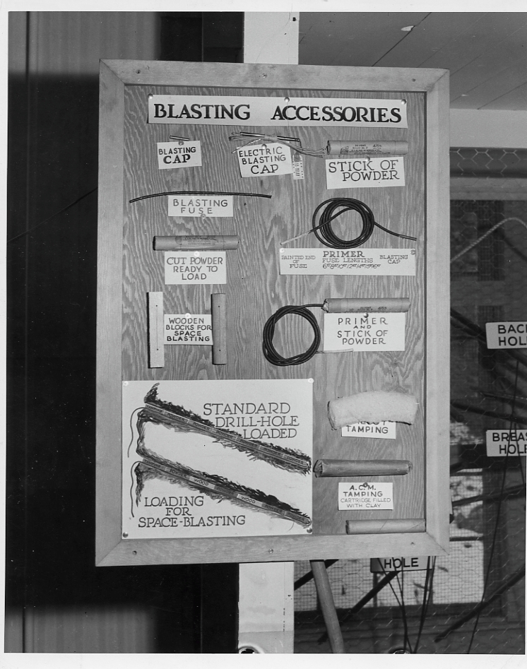 Blasting Accessories display