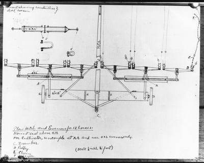 Drawing - 12 Horse Plow Hitch and Equalizers