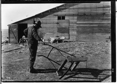 Homemade Dry Farm Garden Cultivator