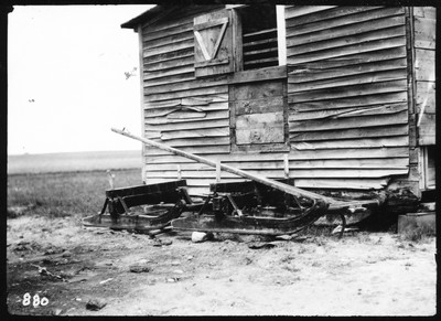 Summer Storage of Farm Sled