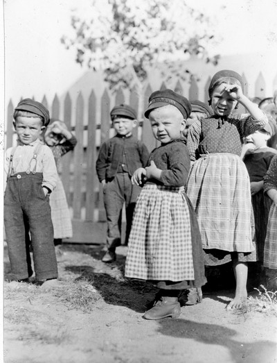 Hutterite Settlement - Children