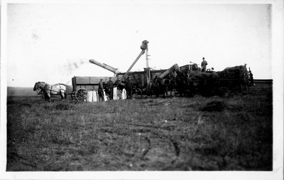 Flax - Threshing