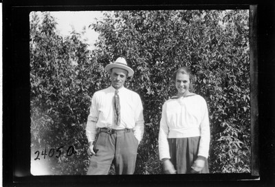 E.C. Hallman and Daughter - Alice