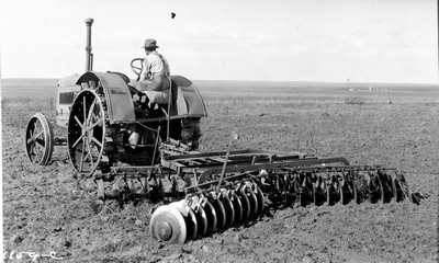 Davis Farm - Disking