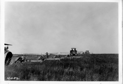 Campbell Farm - Windrowing