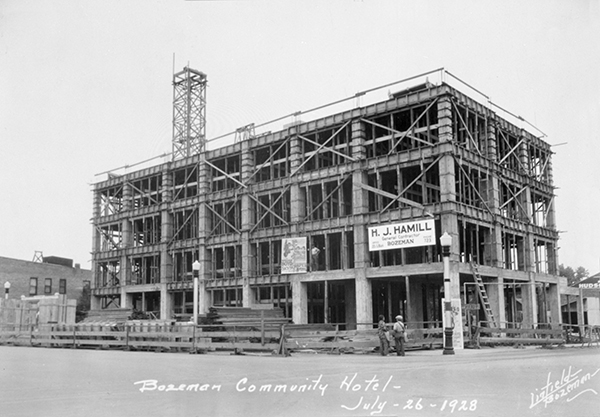 Baxter Hotel Construction, Bozeman, Montana