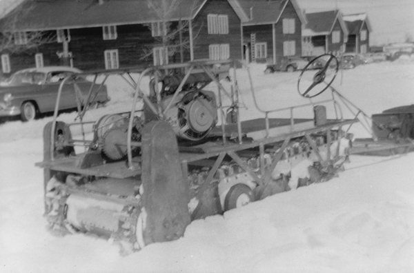 Sno Bug Parked on Street in Bozeman, Montana