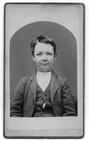 Portrait of Small Boy, Orland, California