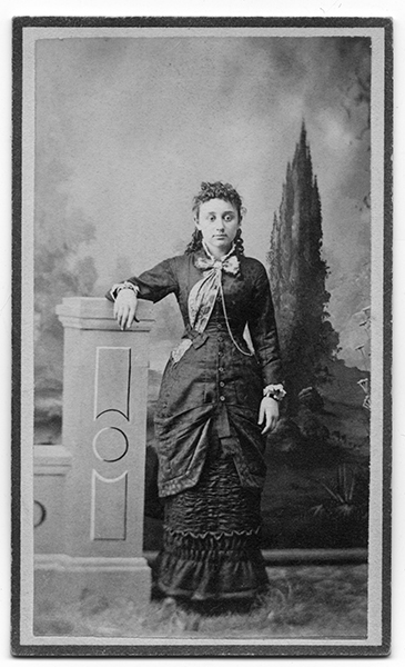 Portrait of Young Woman, Homer, Michigan