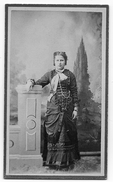 Portrait of Young Woman, Homer, Michigan